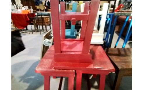 CHEVET 1T ROUGE BLEU OU BLANC