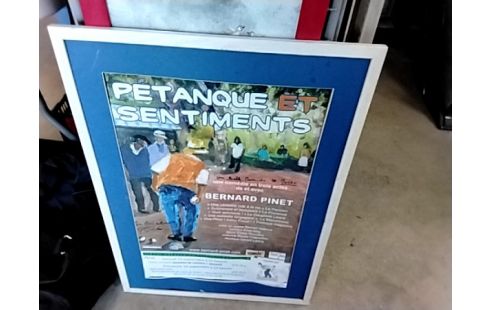 AFFICHE PETANQUE