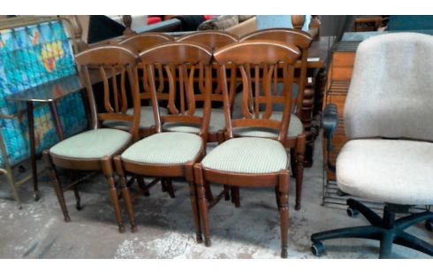 LOT DE 6 CHAISES