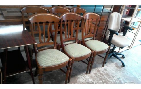 LOT DE 6 CHAISES