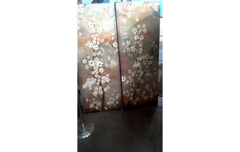 DECO-OBJECT WAND  JAPANSE KERSELAAR OP