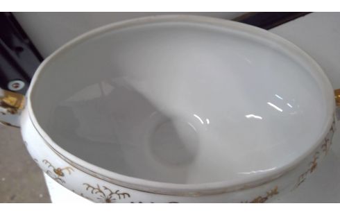 MILIEUD DE TABLE  JARDINIERE WIT/GOUD