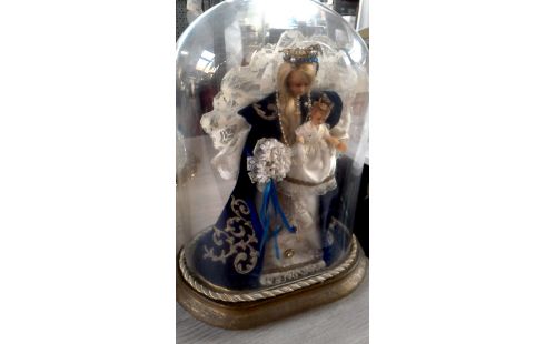 GLOBE GLACE OVALE BLEUE