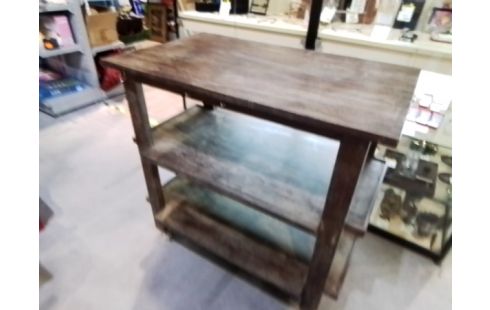 DESSERTE A ROULETTES 3N GM EN BOIS