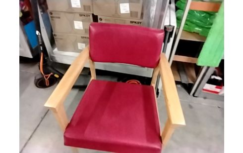 FAUTEUIL BOIS PVC