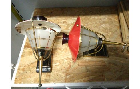 APPLIQUE MURALE ANNEES 50 LUNEL