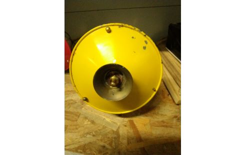 APPLIQUE MURALE ANNEES 50 LUNEL JAUNE