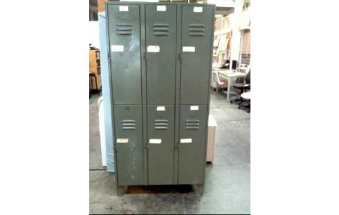 SPIND 6-FÄCHER GRAU METALL VINTAGE
