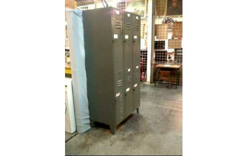 SPIND 6-FÄCHER GRAU METALL VINTAGE