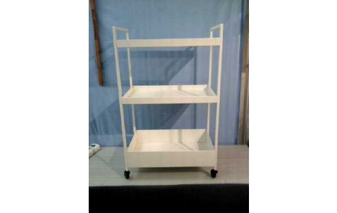 SERVIERWAGEN A.R. METALL WEIß 3-EBENEN