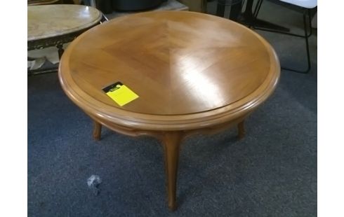 TABLE BASSE RONDE MERISIER STYLE LXV