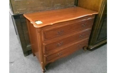 COMMODE 3 TIROIRS MERISIER STYLE LXV