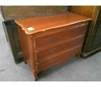 COMMODE 3 TIROIRS MERISIER STYLE LXV