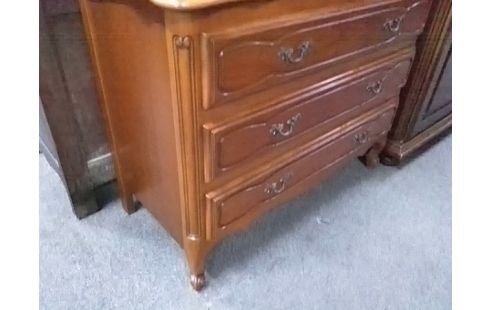 COMMODE 3 TIROIRS MERISIER STYLE LXV