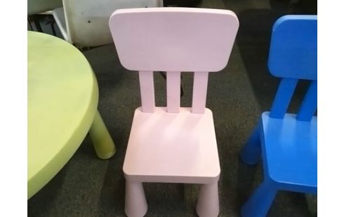 CHAISE ENFANT PLASTIQUE ROSE CLAIR