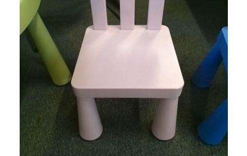 CHAISE ENFANT PLASTIQUE ROSE CLAIR