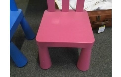 CHAISE ENFANT PLASTIQUE ROSE