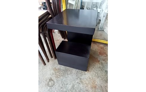 CHEVET MODERNE LAQUÉ MARRON