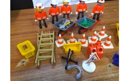 PLAYMOBIL EQUIPE DE CHANTIER