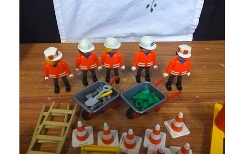 PLAYMOBIL EQUIPE DE CHANTIER