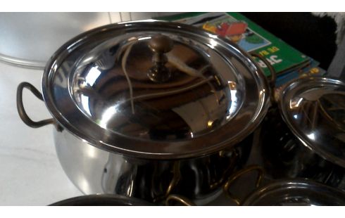 KOOKPOT LOT VAN INOX