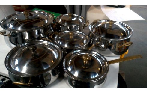 KOOKPOT LOT VAN INOX