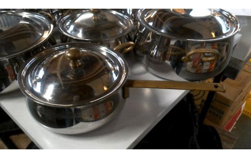 KOOKPOT LOT VAN INOX