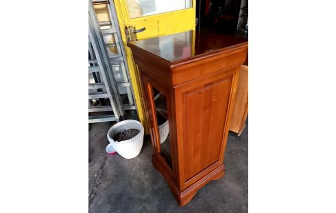 VITRINE PM DOUBLE MERISIER + CLE