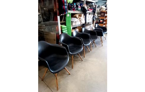 CHAISE COQUE DESIGN LOT DE 6