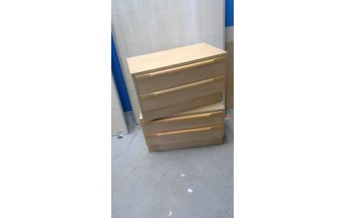 NACHTKASTJES , HOUT, 2 LADEN, 2 ST.