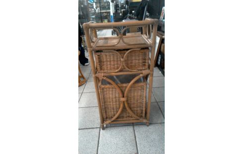 MEUBLE D'APPOINT  ROTIN