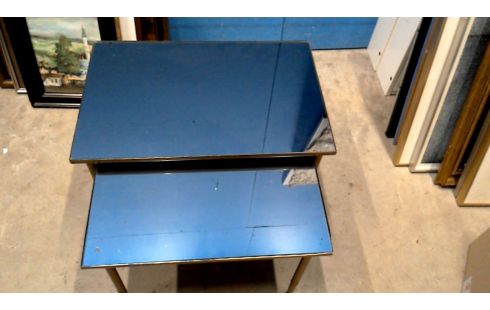 BIJZETTAFELS X2 SPIEGEL, MESSING