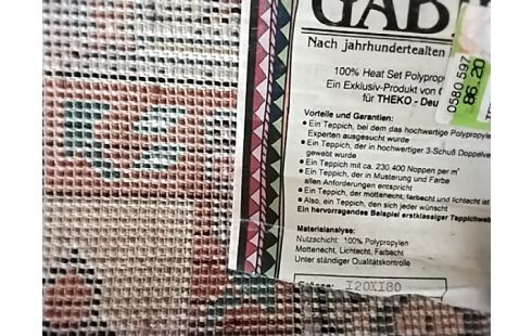 TAPIS MOTIFS 120X180 CM