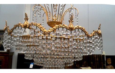 LÁMPARA DE TECHO COBRE