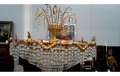 LÁMPARA DE TECHO COBRE