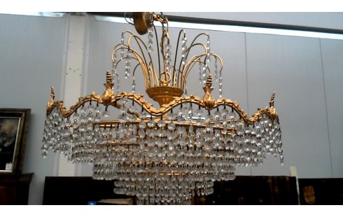 LÁMPARA DE TECHO COBRE