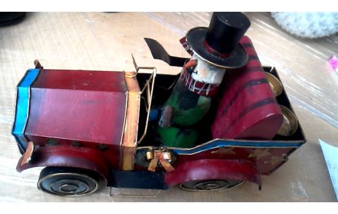 DECO-OBJECT AUTO METAAL