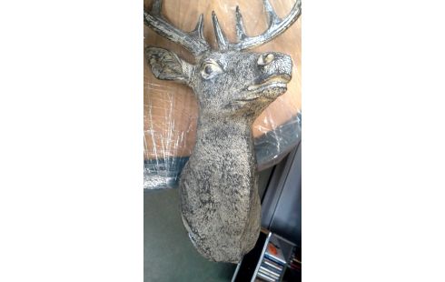 DECO-OBJECT HERT BUSTE KUNSTSTOF