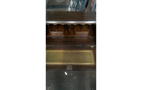 SECRETAIRE MAHONIE BOVENSTUK ETALAGE/MAH