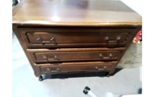 COMMODE CHÊNE 3 TIROIRS