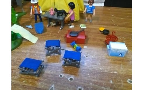 PLAYMOBIL CAMPING AVEC TENTE