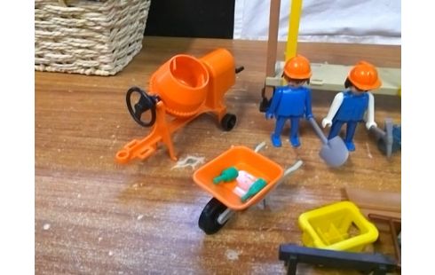 PLAYMOBIL TRAVAUX AVEC ECHAFFAUDAGE