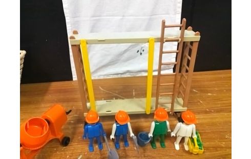 PLAYMOBIL TRAVAUX AVEC ECHAFFAUDAGE