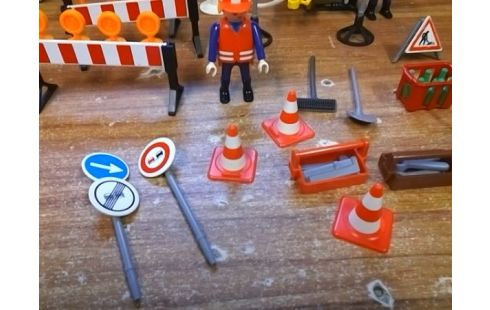 PLAYMOBIL OUVRIERS DE ROUTE
