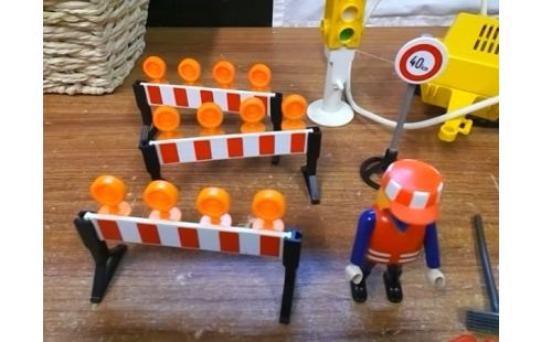 PLAYMOBIL OUVRIERS DE ROUTE