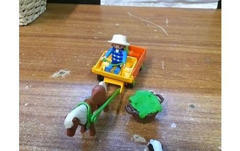 PLAYMOBIL PETITE FILLE AVEC PONEY