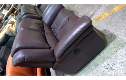 SALÓN 3 PLAZAS CUERO