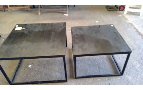 TABLES D'APPOINT NOIR TOULON "MANGUIER"