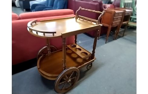 DESSERTE A ROULETTES RUSTIQUE