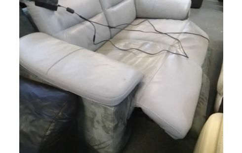 CANAPE ELECTRIQUE GRIS + 1 FAUTEUIL ELECTRIQUE